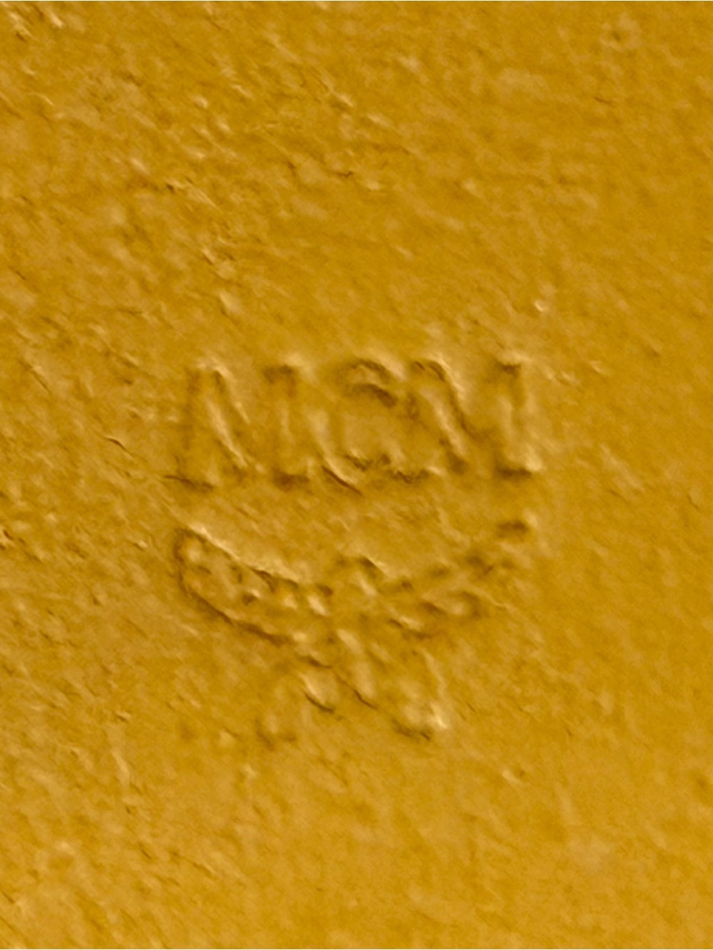 MCM RARE Mustard Klara Continental Wallet Bifold Embossed Yellow Full Inc/COA - Picture 11 of 16